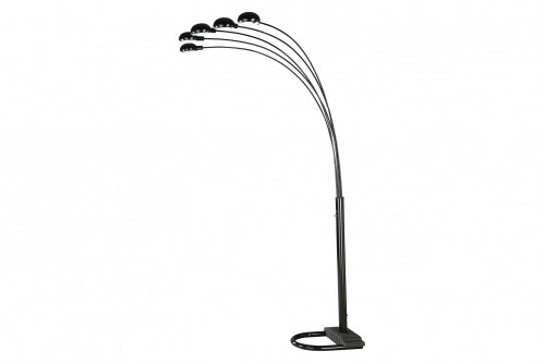 Coaster™ 5-Light Floor Lamp - Satin Black