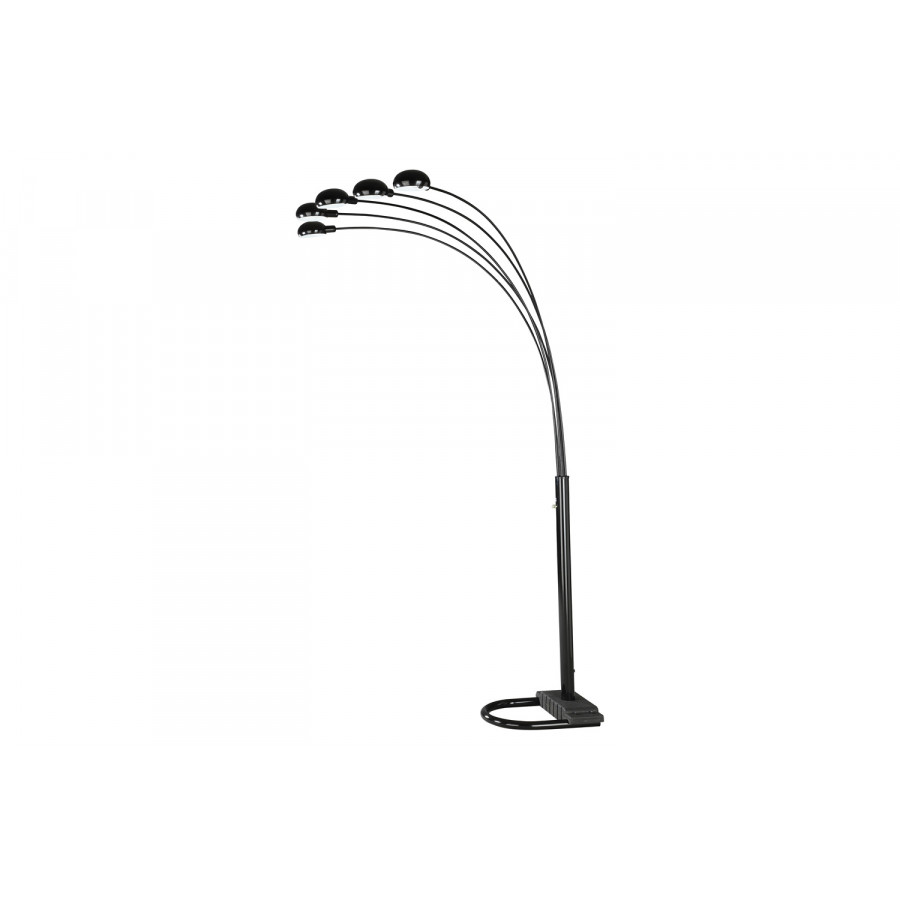 Coaster - 5-Light Floor Lamp in Satin Black