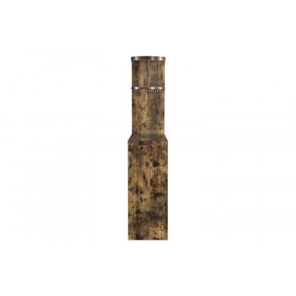 Coaster - 5-Shelf Bar Table Storage in Antique Nutmeg