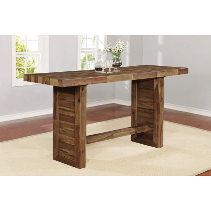 Coaster - Rectangular Bar Table in Varied Natural