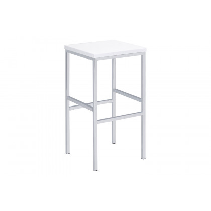 Coaster - 5-Piece Bar Set in White High Gloss/Chrome