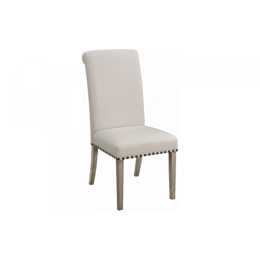 Coaster - Upholstered Side Chairs (Set Of 2) in Rustic Smoke/Gray