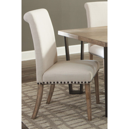 Coaster - Upholstered Side Chairs (Set Of 2) in Rustic Smoke/Gray