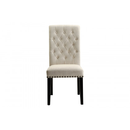 Coaster - Tufted Back Upholstered Side Chairs (Set Of 2) in Beige