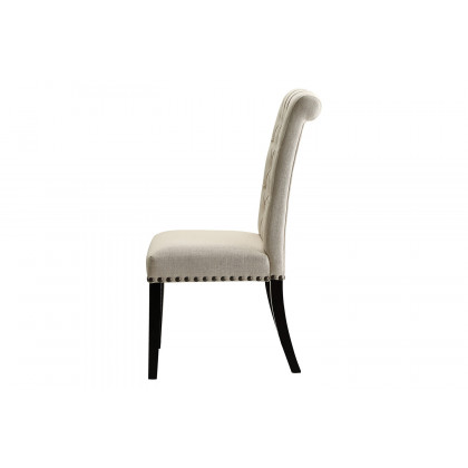Coaster - Tufted Back Upholstered Side Chairs (Set Of 2) in Beige