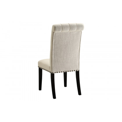 Coaster - Tufted Back Upholstered Side Chairs (Set Of 2) in Beige