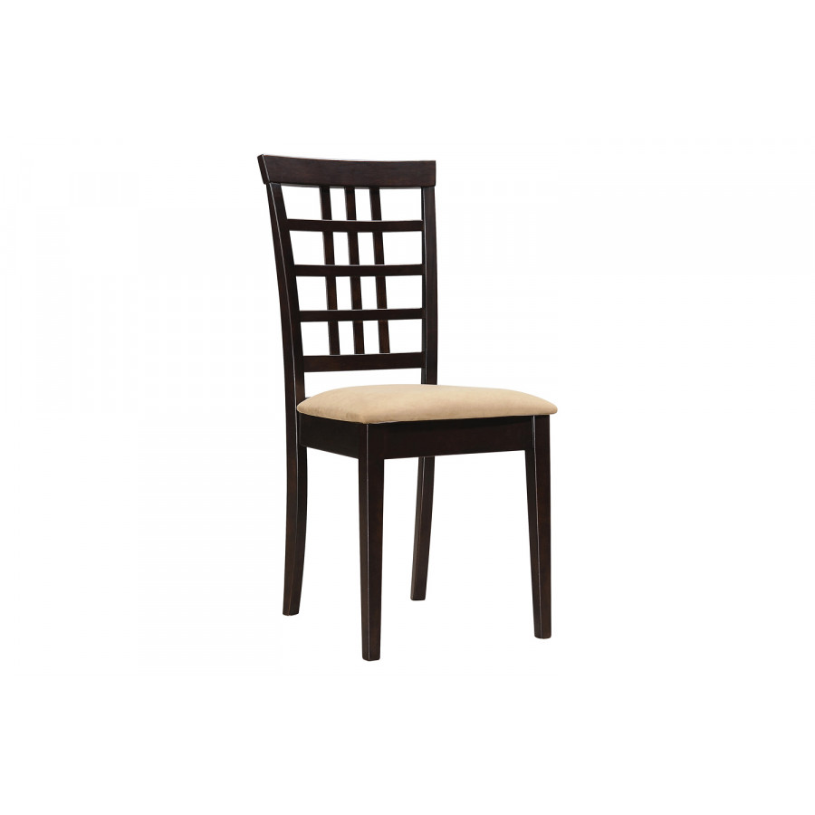 Coaster - Kelso Lattice Back Dining Chairs (Set Of 2) in Cappuccino