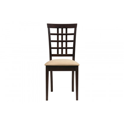 Coaster - Kelso Lattice Back Dining Chairs (Set Of 2) in Cappuccino