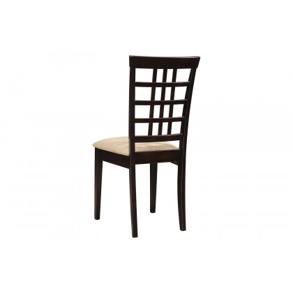 Coaster - Kelso Lattice Back Dining Chairs (Set Of 2) in Cappuccino