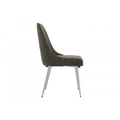 Coaster - Cabianca Curved Back Side Chairs (Set Of 2) in Gray