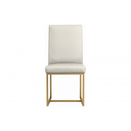 Coaster - Conway Upholstered Dining Chairs (Set Of 2) in Gray/Aged Gold