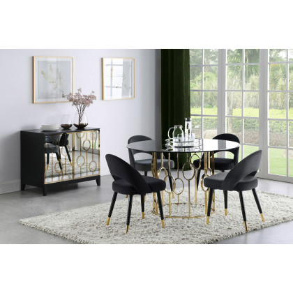Coaster Lindsey Arched Back Upholstered Side Chairs (Set Of 2) - Gray