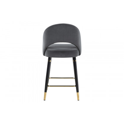 Coaster Lindsey Arched Back Upholstered Counter Height Stools (Set Of 2) - Gray
