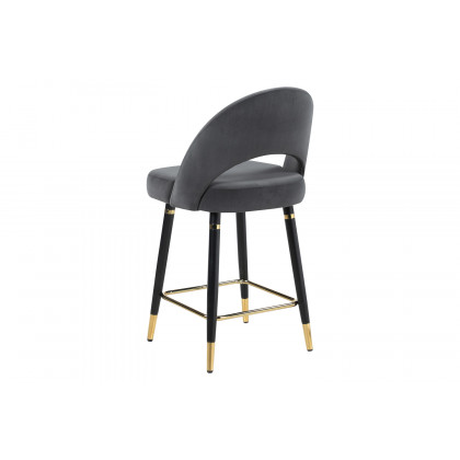 Coaster Lindsey Arched Back Upholstered Counter Height Stools (Set Of 2) - Gray