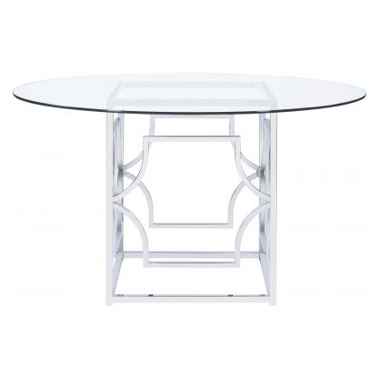 Coaster Starlight Dining Table Base - Chrome