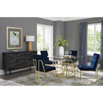 Coaster Starlight Dining Table Base - Brass