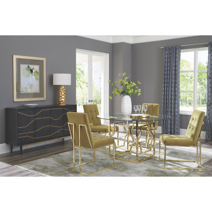 Coaster Starlight Dining Table Base - Brass