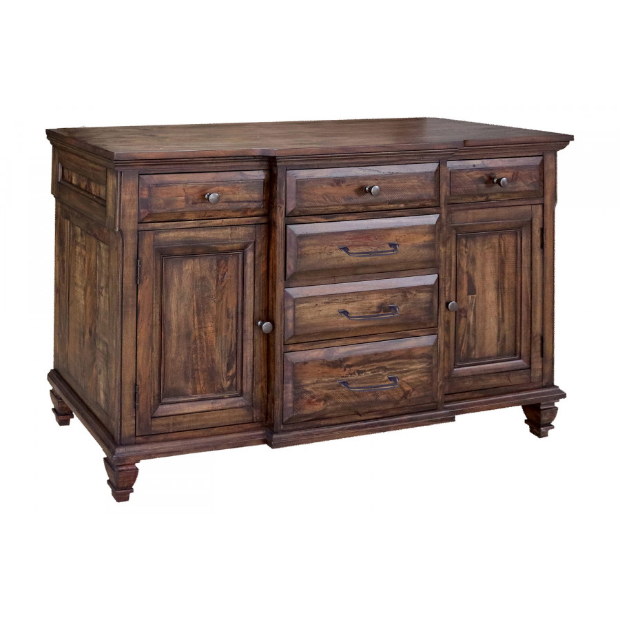 Coaster - Delphine 6-Drawer Server in Vintage Dark Pine