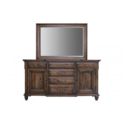 Coaster - Delphine 6-Drawer Server in Vintage Dark Pine