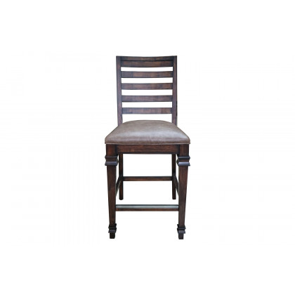 Coaster - Delphine Ladder Back Counter Height Chairs (Set Of 2) in Brown
