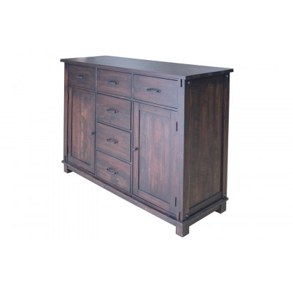 Coaster - Calandra 2-Door Rectangle Server in Vintage Java