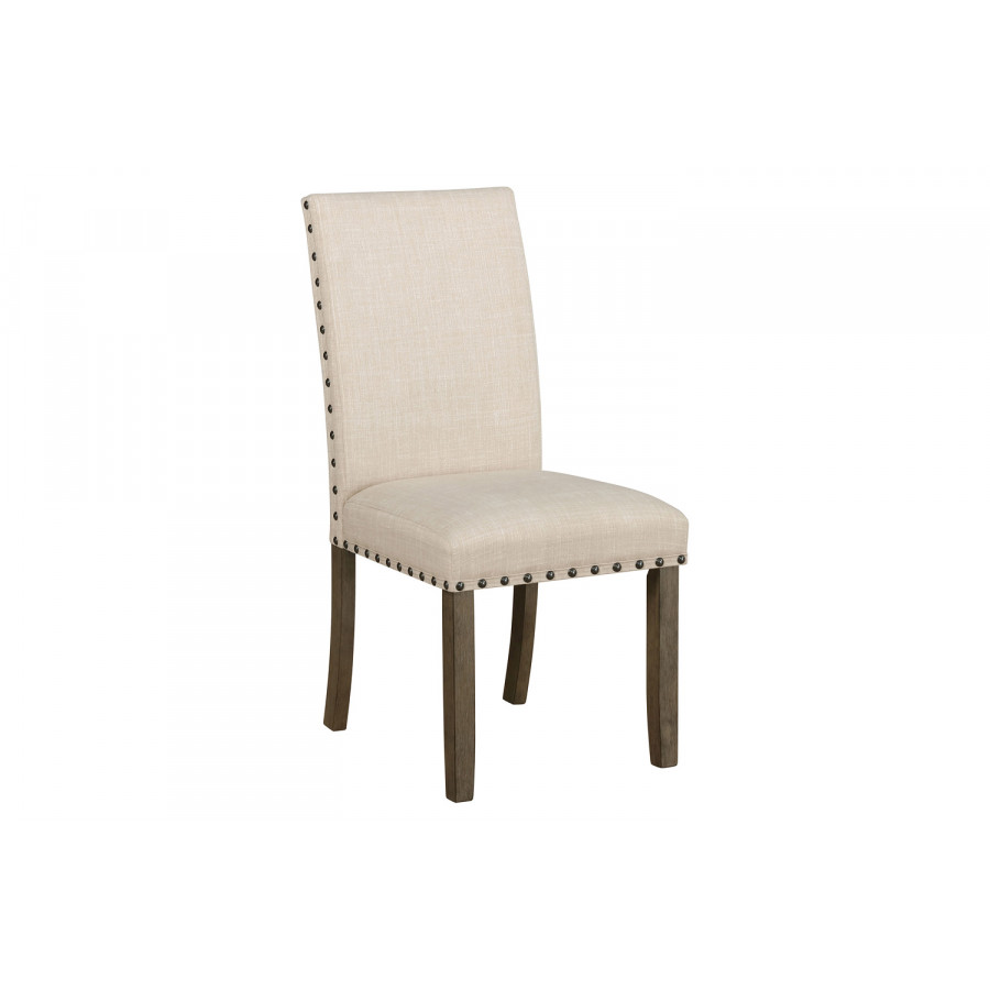 Coaster - Coleman Upholstered Side Chairs (Set Of 2) in Beige/Rustic Brown
