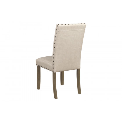 Coaster - Coleman Upholstered Side Chairs (Set Of 2) in Beige/Rustic Brown