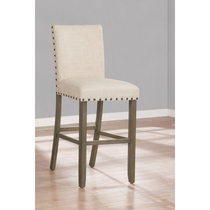 Coaster - Upholstered Bar Stools With Nailhead Trim (Set Of 2) in Beige