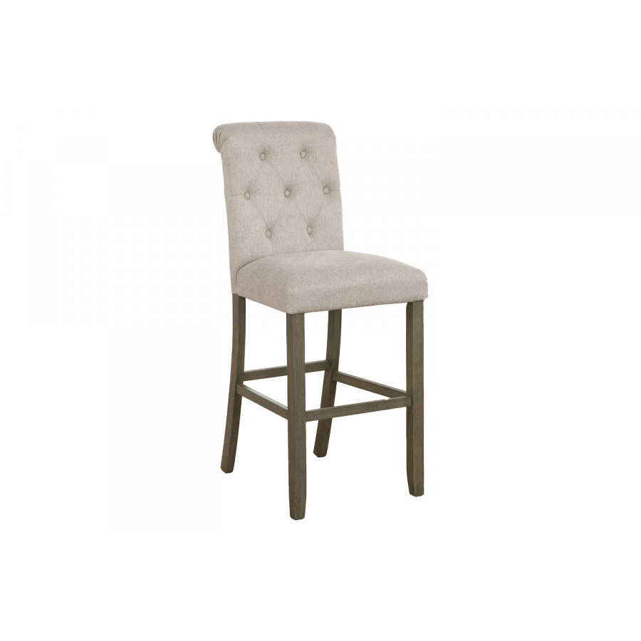 Coaster - Tufted Back Bar Stools (Set Of 2)