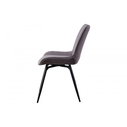 Coaster - Upholstered Tufted Swivel Dining Chairs (Set Of 2) in Gray/Gunmetal