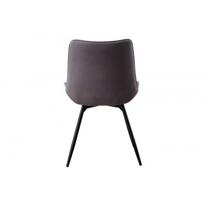 Coaster - Upholstered Tufted Swivel Dining Chairs (Set Of 2) in Gray/Gunmetal