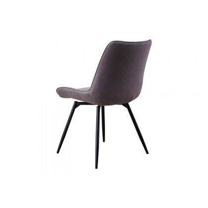Coaster - Upholstered Tufted Swivel Dining Chairs (Set Of 2) in Gray/Gunmetal