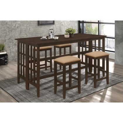 Coaster - Carmina Counter Height Stools (Set Of 4) in Cappuccino