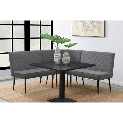 Coaster - Moxee Square Dining Table in Espresso/Gunmetal