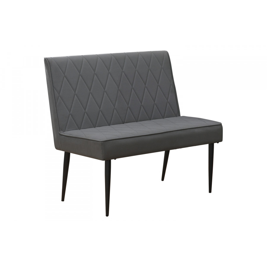 Coaster - Moxee Upholstered Tufted Short Bench in Gray