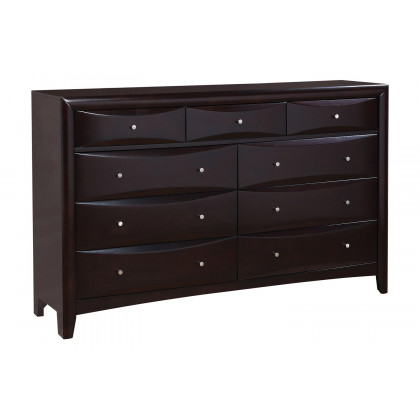 Coaster Phoenix 10-Drawer Eastern King Bed - Deep Cappuccino