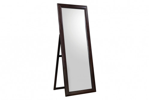 Coaster™ Rectangular Standing Floor Mirror - Black