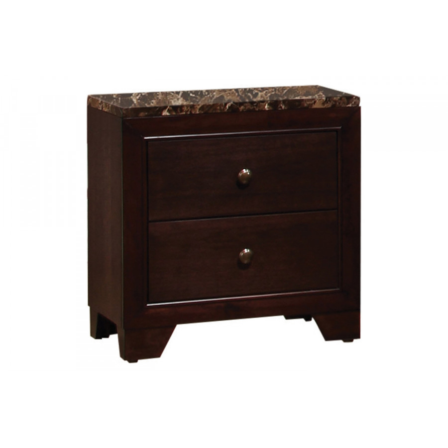 Coaster - Conner 2-Drawer Rectangular Nightstand in Cappuccino