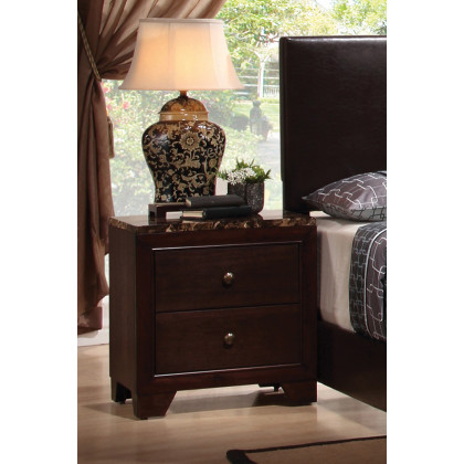 Coaster - Conner 2-Drawer Rectangular Nightstand in Cappuccino