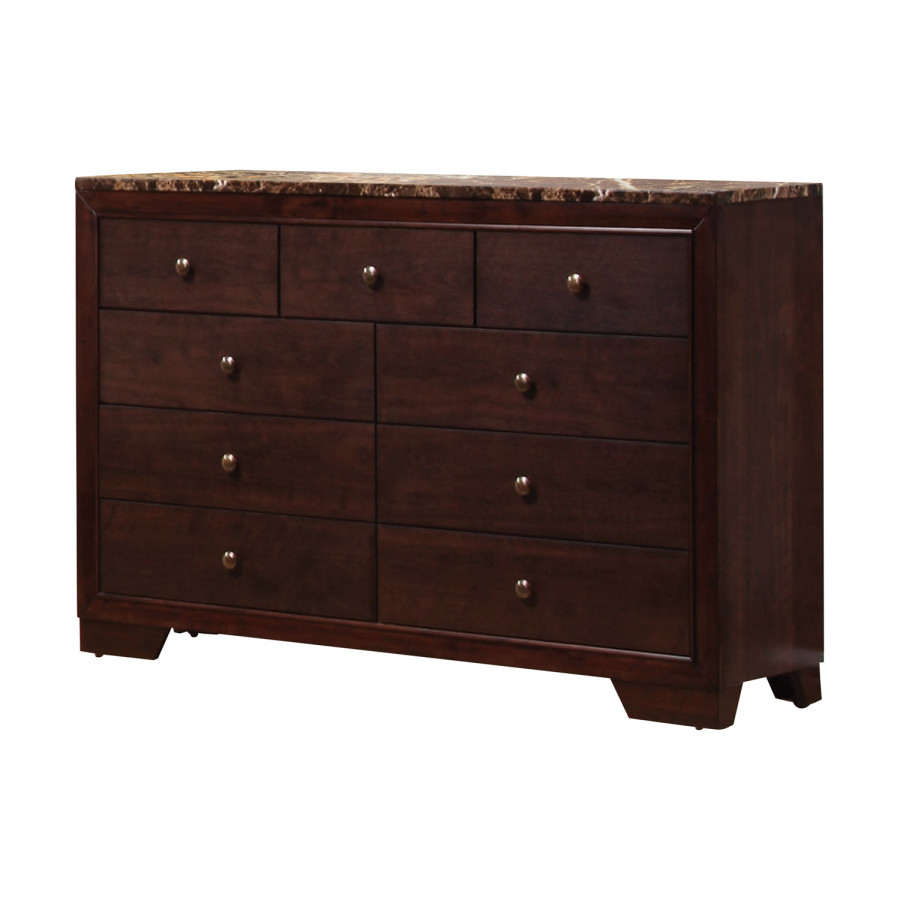 Coaster - Conner 9-Drawer Rectangular Dresser in Cappuccino