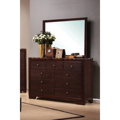 Coaster - Conner 9-Drawer Rectangular Dresser in Cappuccino