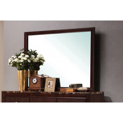 Coaster - Conner Rectangular Mirror in Cappuccino