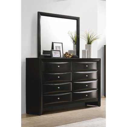 Coaster - Briana Rectangular 8-Drawer Dresser in Black
