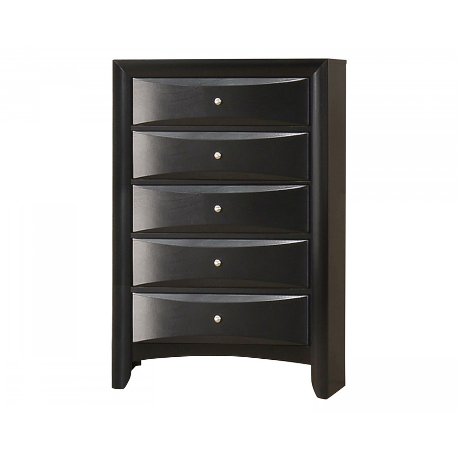 Coaster - Briana Rectangular 5-Drawer Chest in Black