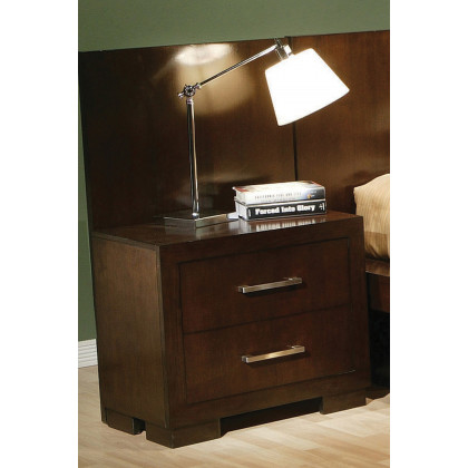 Coaster Jessica 2-Drawer Nightstand - Cappuccino