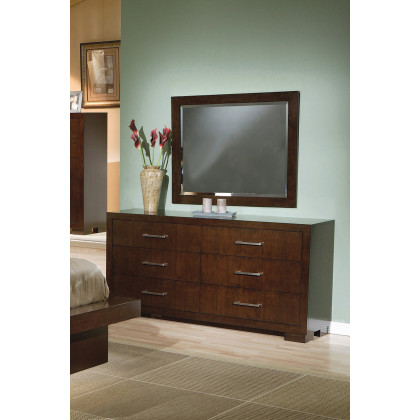Coaster Jessica 6-Drawer Dresser - Cappuccino