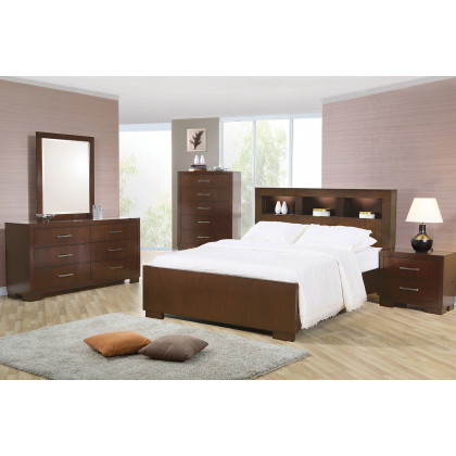 Coaster - Jessica Eastern King Bed with Storage Headboard