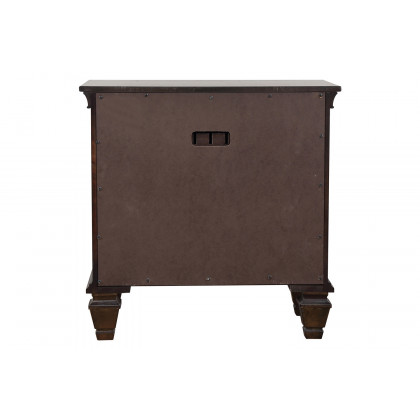 Coaster - 2-Drawer Nightstand With Pull Out Tray in Burnished Oak