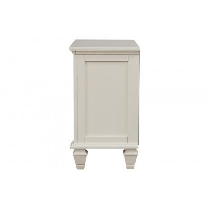Coaster Sandy Beach 3-Drawer Nightstand - White