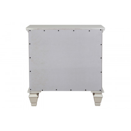 Coaster Sandy Beach 3-Drawer Nightstand - White